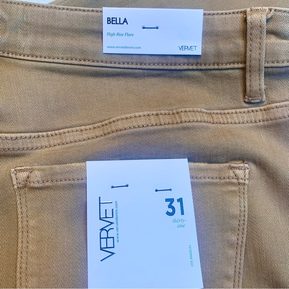 VERVET Bella High Rise Flare Jeans NWT Sz 32/33 (Tagged Sz 31, but RUN LARGE!) - Picture 14 of 15